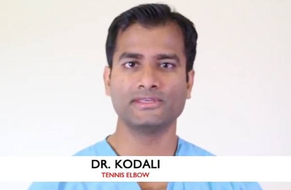 Dr Kodali talks about Tennis Elbow
